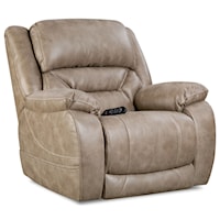 Casual Power Recliner with Power Headrest