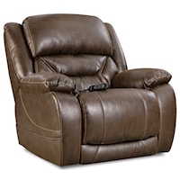 Casual Power Recliner with Power Headrest