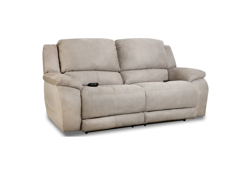 187 Double Reclining Power Sofa by HomeStretch at Darvin Furniture