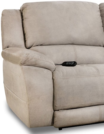 Double Reclining Power Sofa