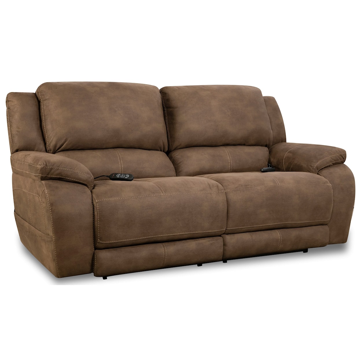 HomeStretch 187 Double Reclining Power Sofa