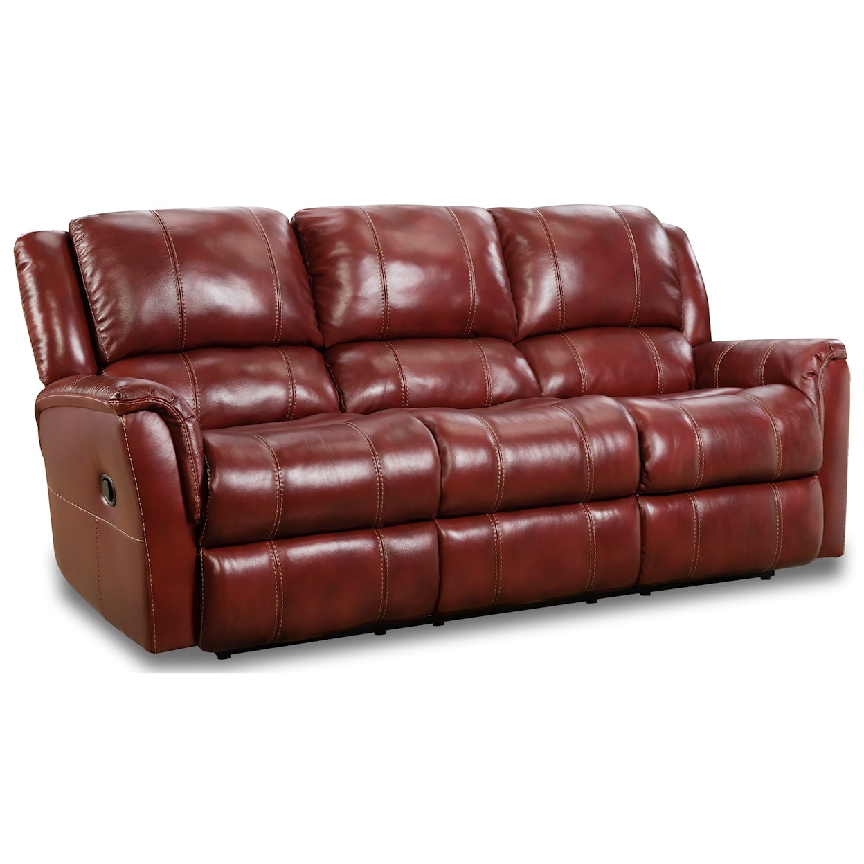 HomeStretch Mercury Double Reclining Sofa