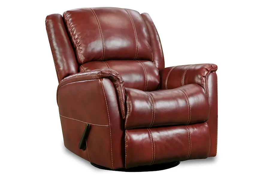 188 Manuel Swivel Glider Recliner by HomeStretch at Powell's Furniture and Mattress