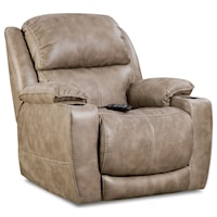 Casual Home Theater Recliner with Cup Holders