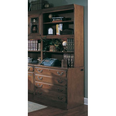 Bookcase w/Lateral File Base