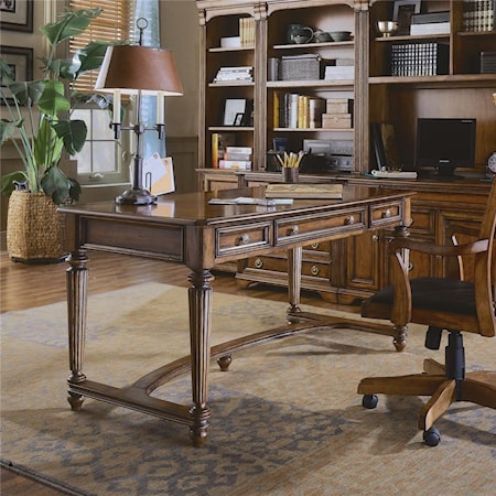 Hooker Furniture Brookhaven 281-10-458 Table Desk with Legs | Baer's ...