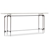 Hooker Furniture 5633 Skinny Metal Console Table with Marble Top