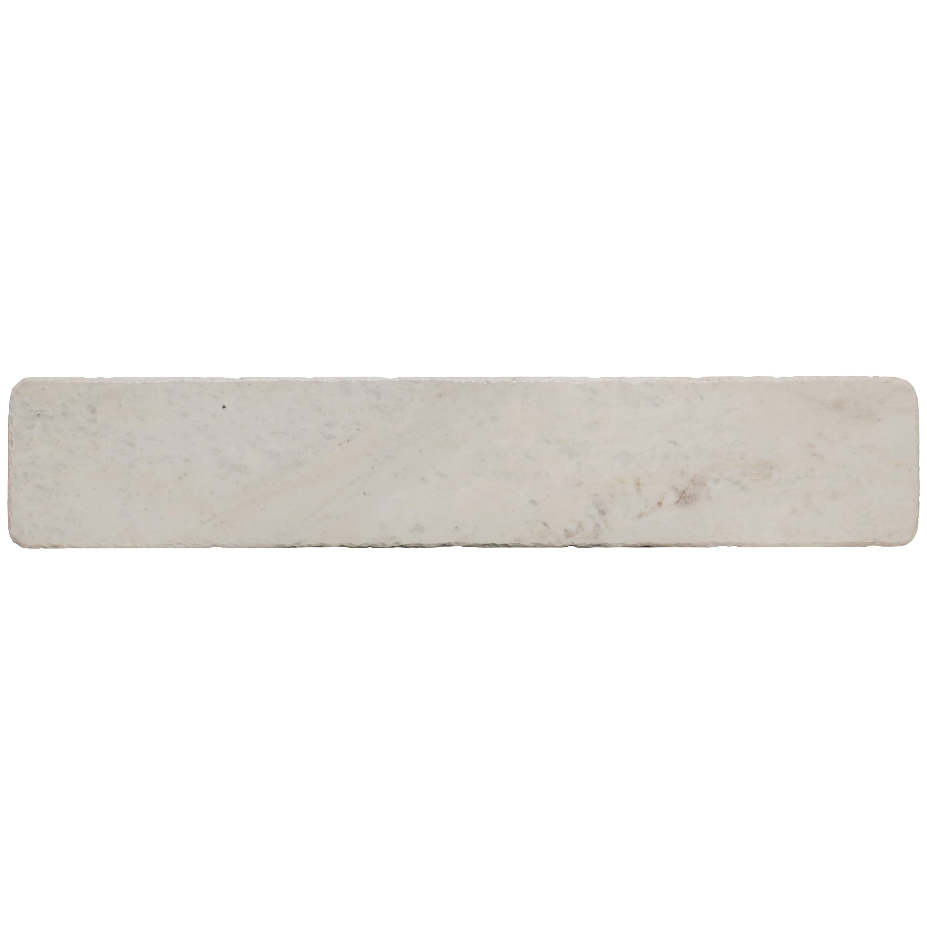 Skinny Metal Console Table with Marble Top