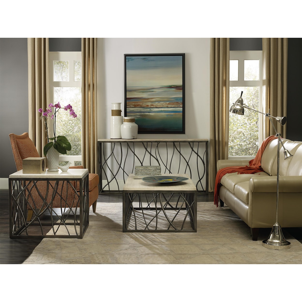 Hooker Furniture Living Room Accents Console Table