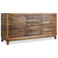 Transitional 64 Inch Entertainment Console with Touch Latch Doors