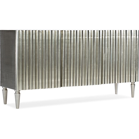 Contemporary German Silver Accent Console