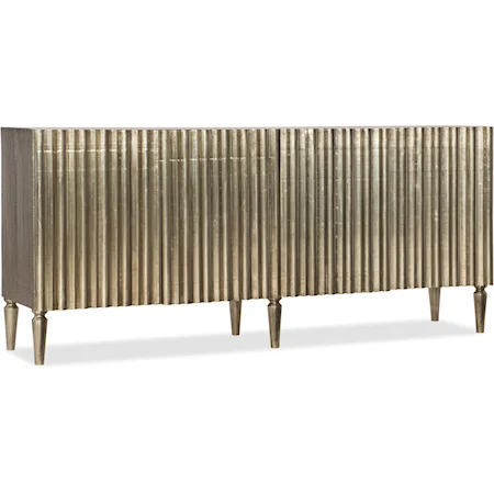 Contemporary German Silver Accent Console