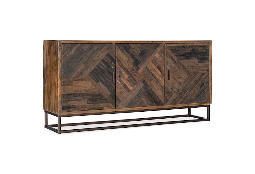 Living Room Accents Entertainment Console by Hooker Furniture at Alison Craig Home Furnishings