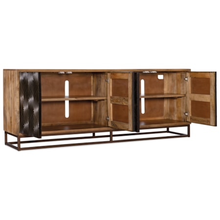 4-Door Entertainment Console