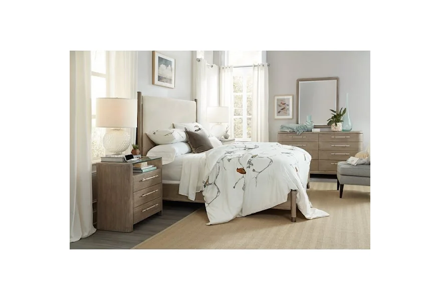 Affinity Queen Bedroom Group by Hooker Furniture at Jacksonville Furniture Mart