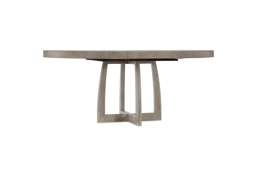 Affinity Round Pedestal Dining Table by Hooker Furniture at Alison Craig Home Furnishings