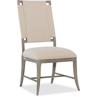 Transitional Upholstered Side Chair