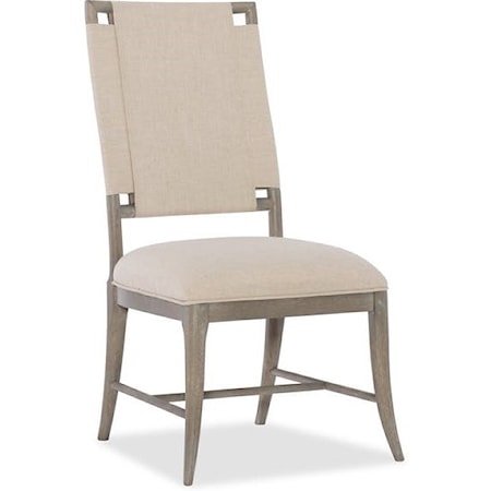 Transitional Upholstered Dining Side Chair