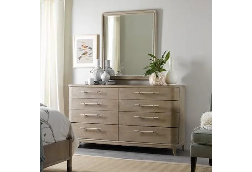 Affinity Dresser and Mirror Set by Hooker Furniture at Alison Craig Home Furnishings