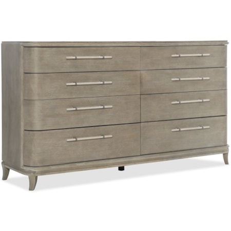 8-Drawer Dresser and Mirror Set