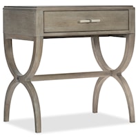 Transitional 1-Drawer Nightstand