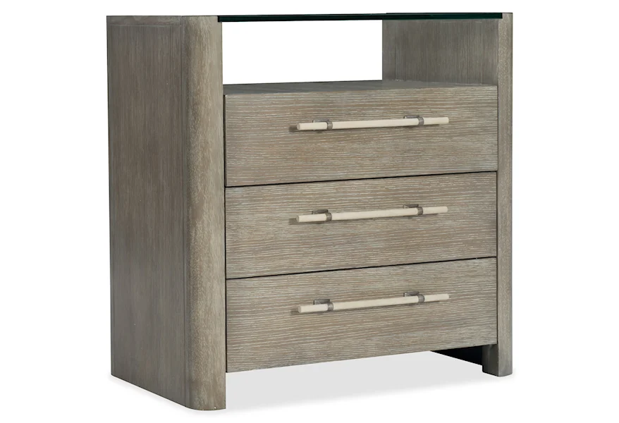 Affinity 3 Drawer Nightstand by Hooker Furniture at Alison Craig Home Furnishings