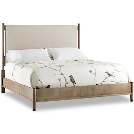 California King Upholstered Bed