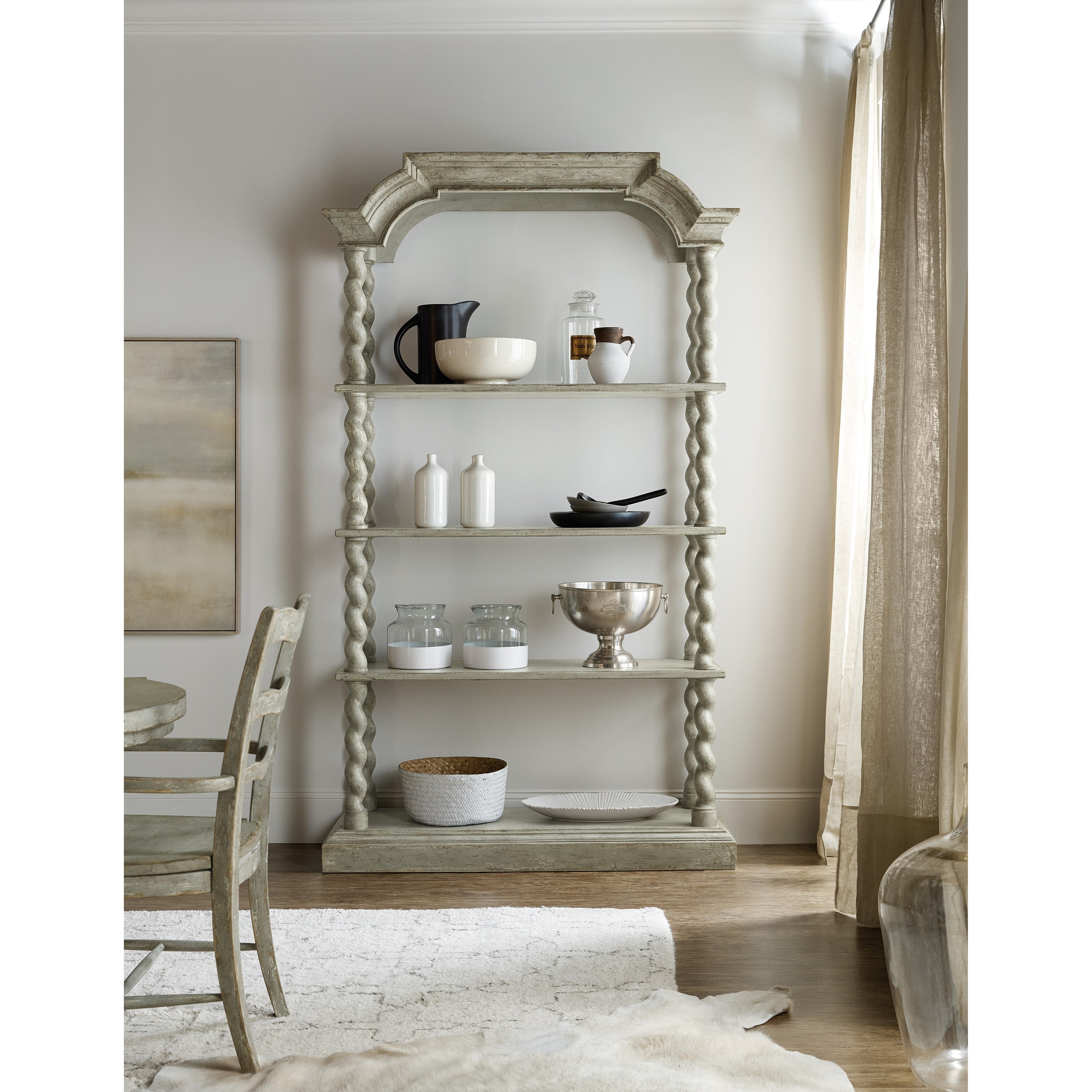 4-Tier Lettore Etagere