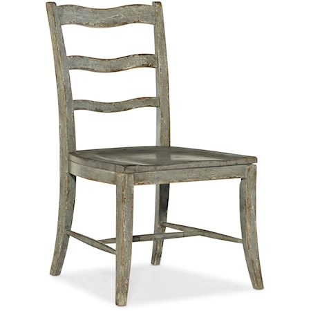 Transitional Ladder Back Side Chair