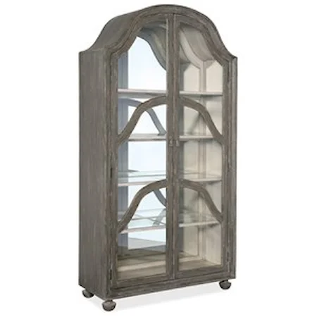 Transitional Costa Display Cabinet with Touch Lighting