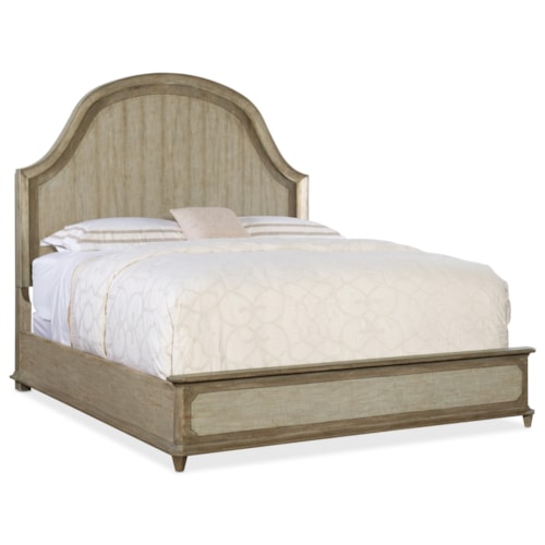 Lauro King Panel Bed with Aluminum Trim