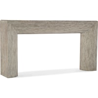 Contemporary Sofa Table with Marble Top