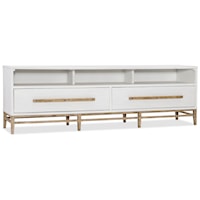 2 Drawer Low Entertainment Console
