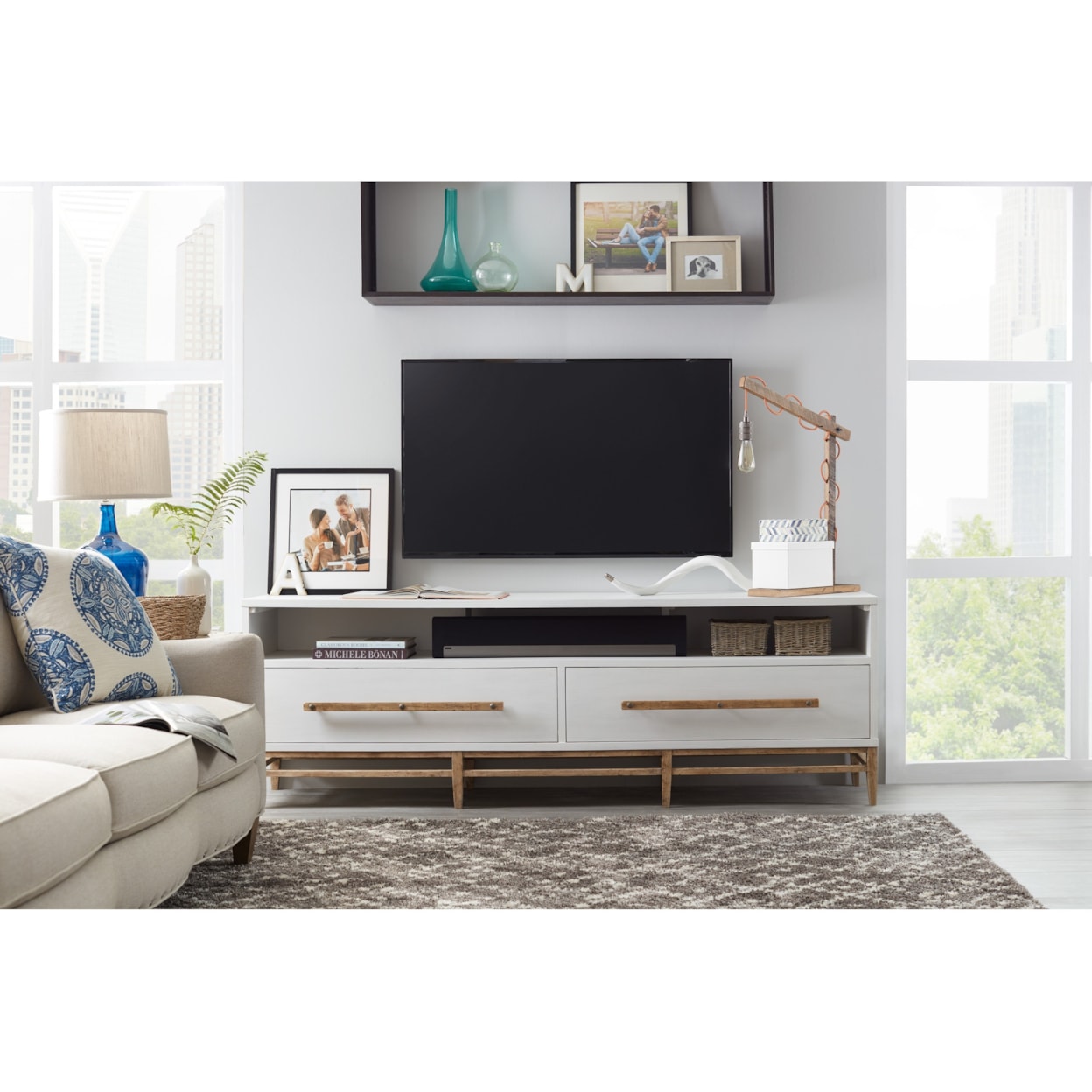 Hooker Furniture American Life-Urban Elevation Low Entertainment Console