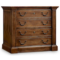 Traditional Lateral File with 2 Locking File Drawers