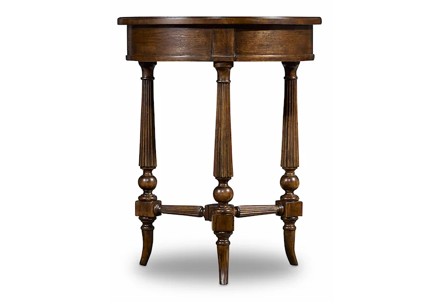 Archivist Round Accent Table by Hooker Furniture at Gill Brothers Furniture & Mattress