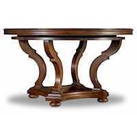 54in Round Dining Table with 18in Leaf