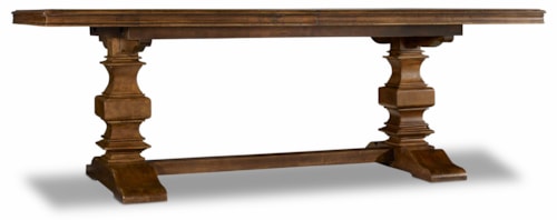 Trestle Table with 2 18" Leaves