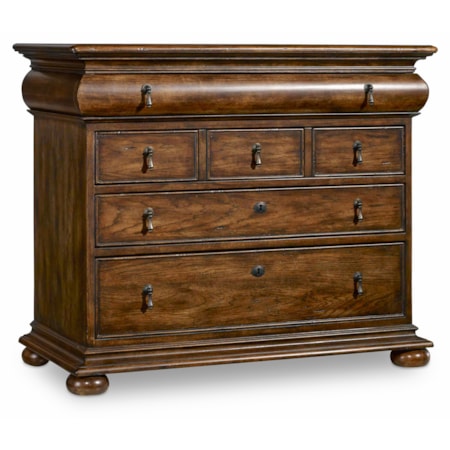 Accent Chest with Felt-Lined Top Drawer