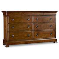 Nine-Drawer Dresser with Hidden Storage