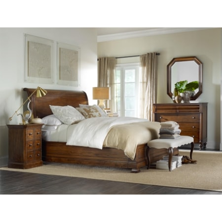 King Sleigh Bed