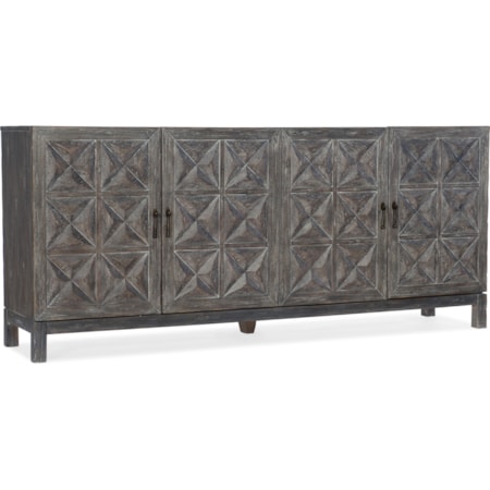 4-Door Entertainment Console