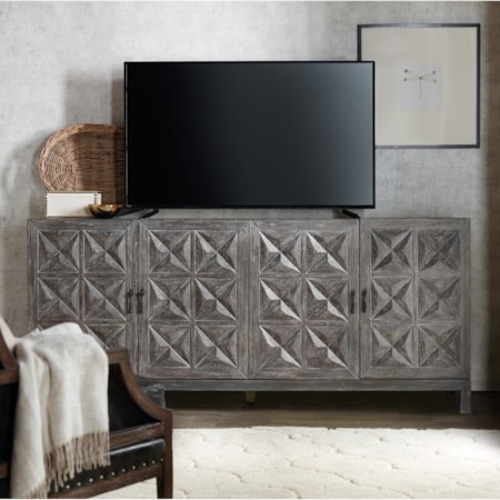 4-Door Entertainment Console
