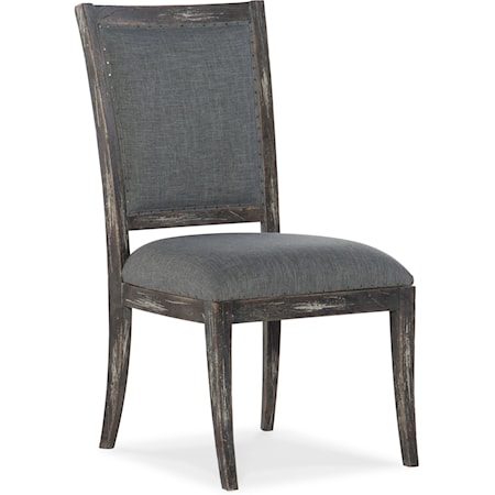 Relaxed Vintage Upholstered Side Chair