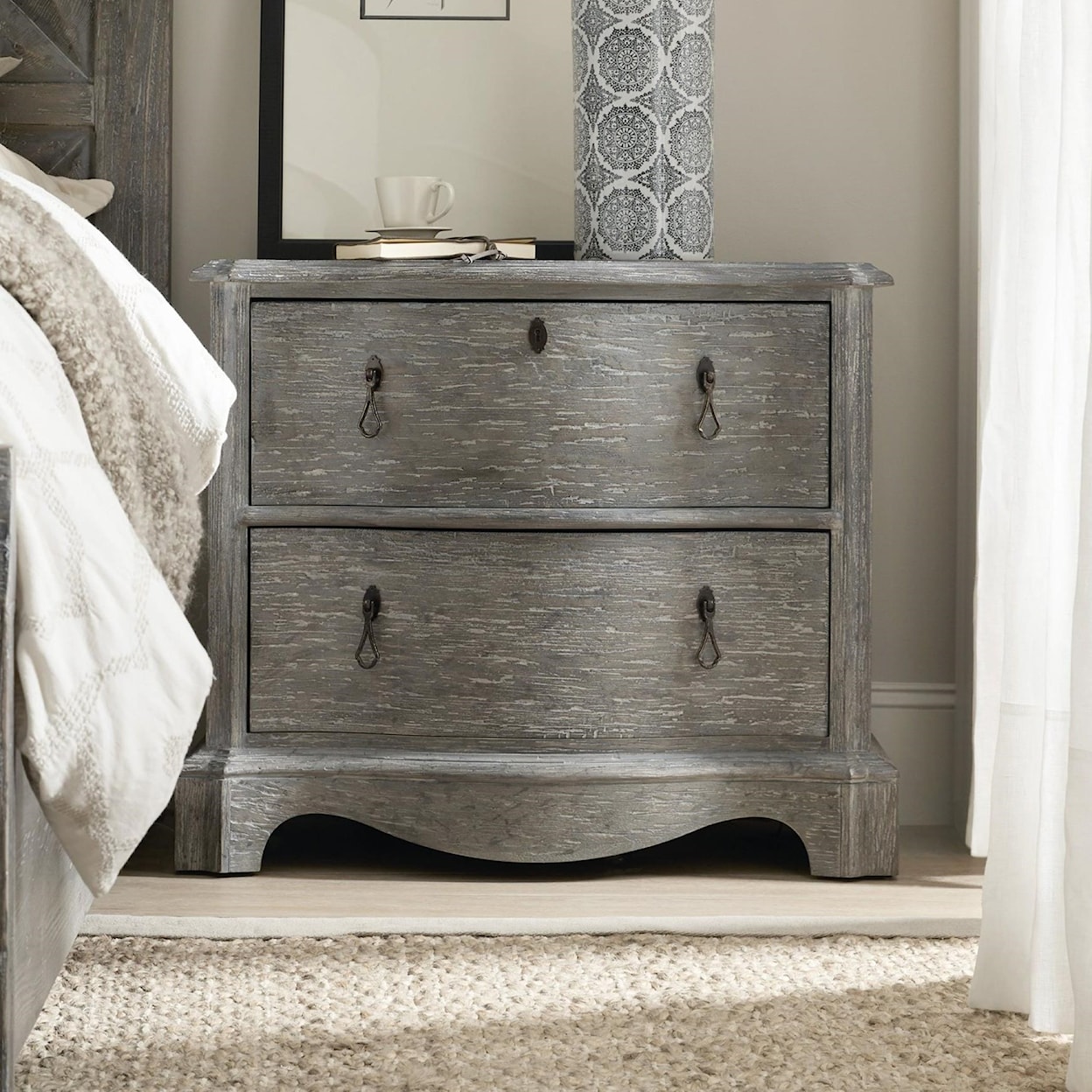 Hooker Furniture Beaumont Two-Drawer Nightstand