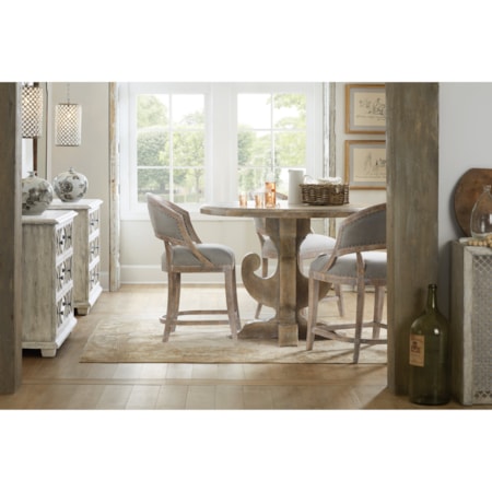 Upholstered Counter Stool