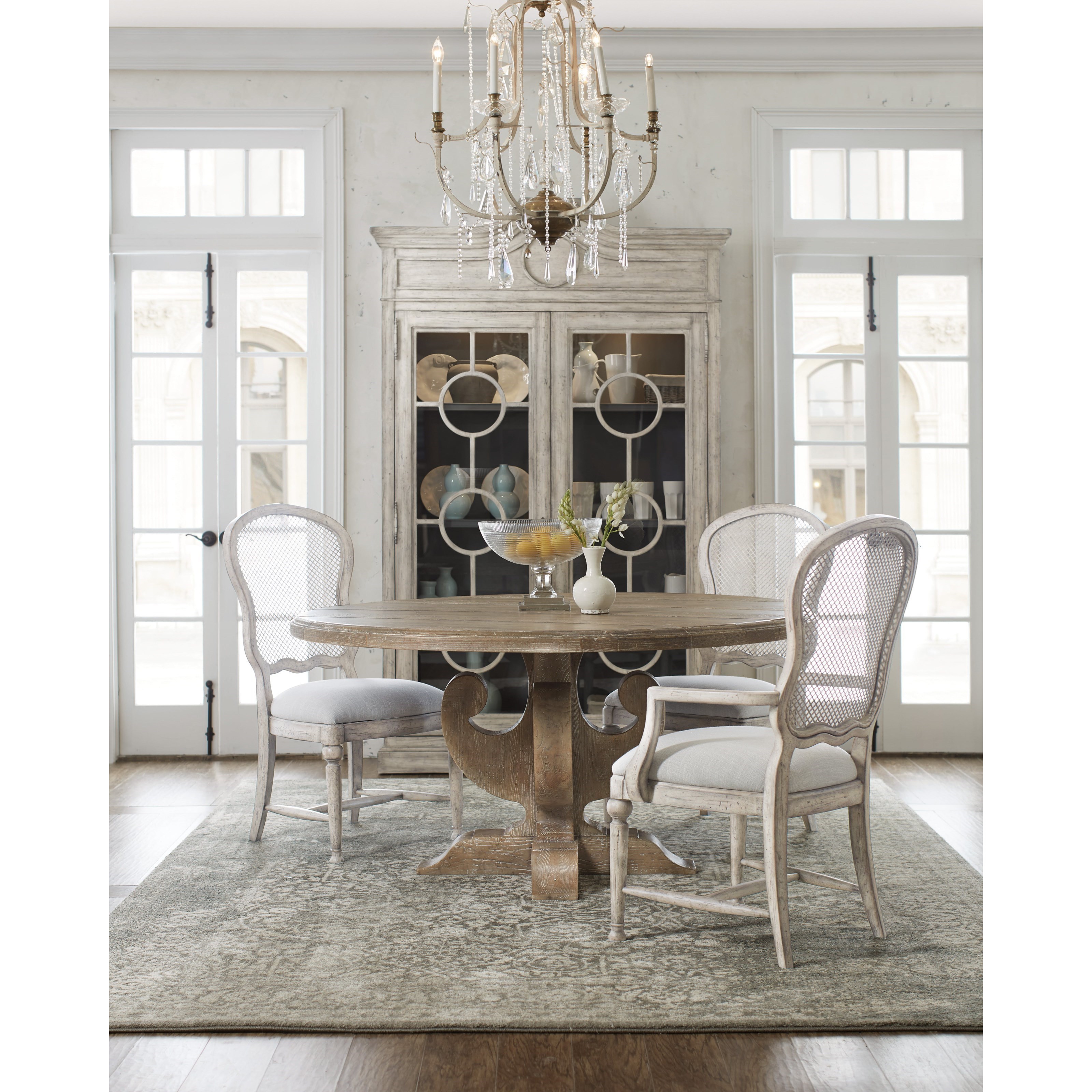 Metal Back Side Chair