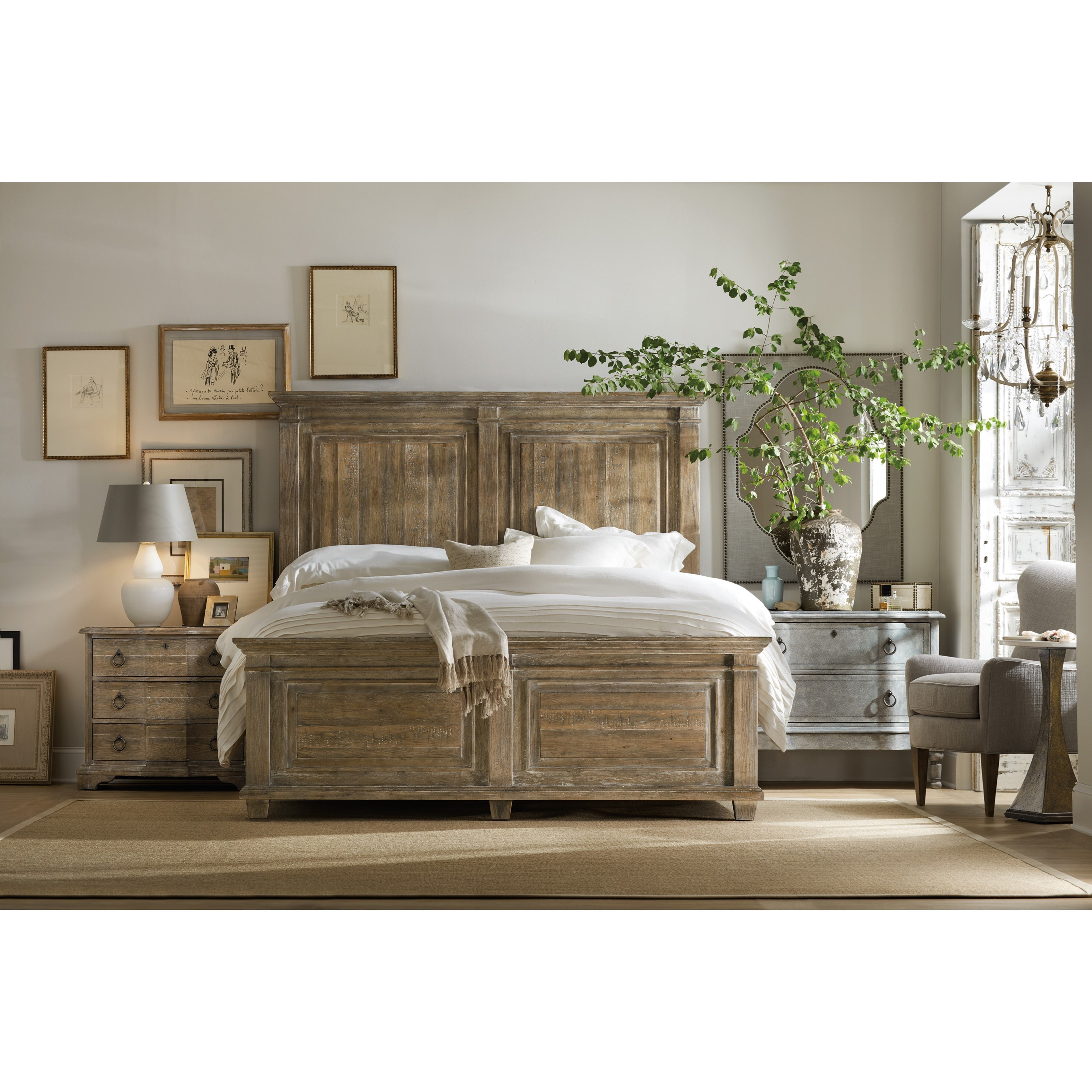 Hooker Furniture Boheme California King Panel Bed