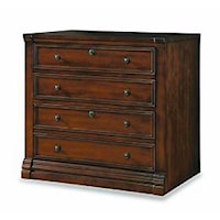 Traditional Lateral File Cabinet with Two Locking Drawers