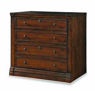 Traditional Lateral File Cabinet with Two Locking Drawers